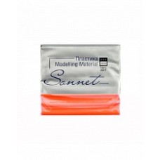 Пластика Сонет Флуоресцентный Оранжевый, брус, 56 гр