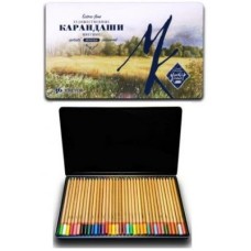 Набор Мастер-Класс, профессиональные цветные карандаши, 36 цвета, в жестяной упаковке